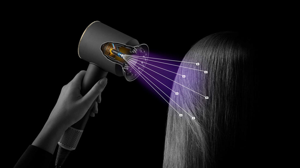 Supersonic Nural™ Hårtork – Sammetsröd Guld