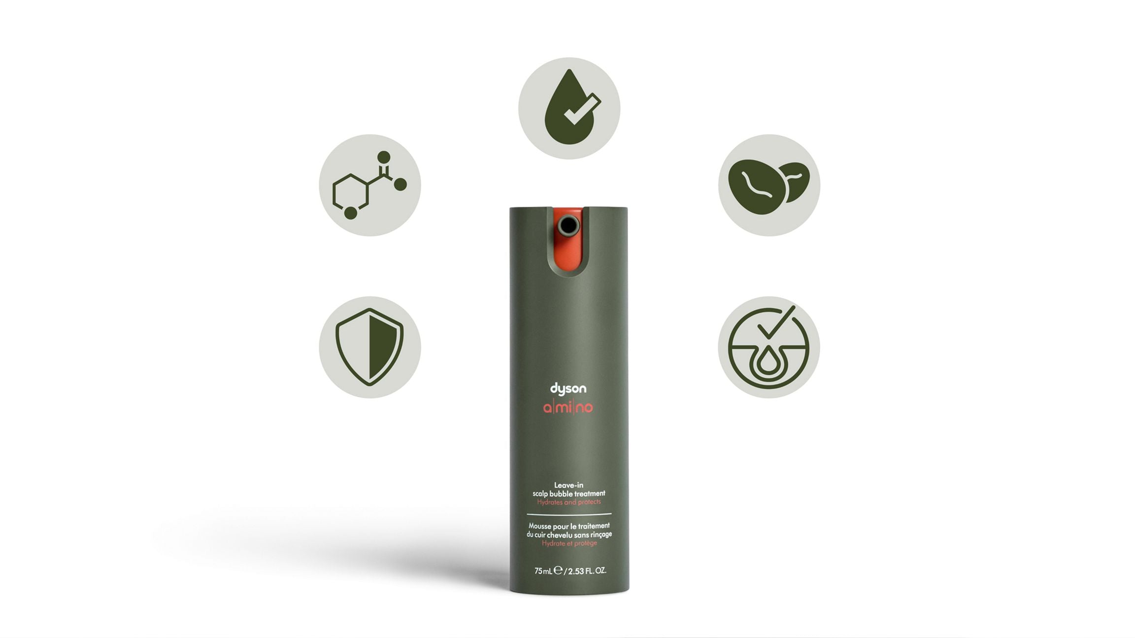 Refill för Amino™ leave-in-bubbelbehandlingen för hårbotten