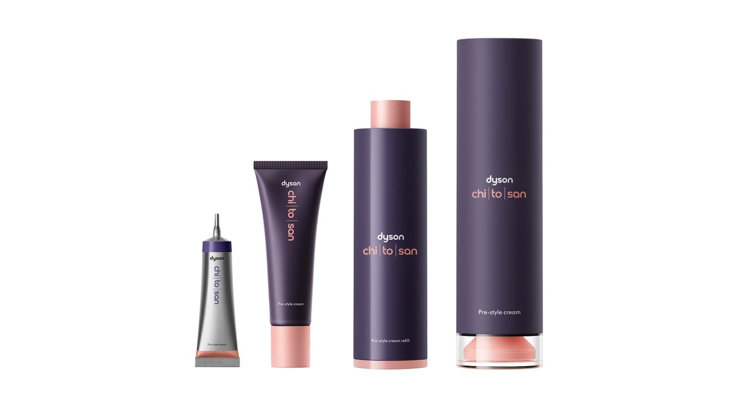 Chitosan™ Pre-style cream Straight to wavy – lätt balsam i resestorlek