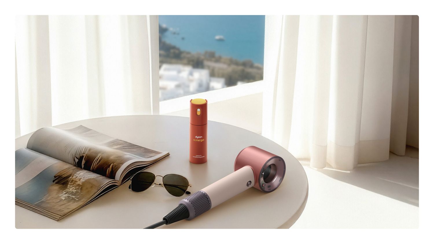 Supersonic™ Travel-hårfön – Ceramic Rosa